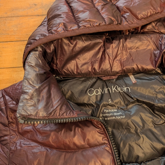 Calvin Klein Women's Quilted Jacket - Purple - Picture 9 of 12